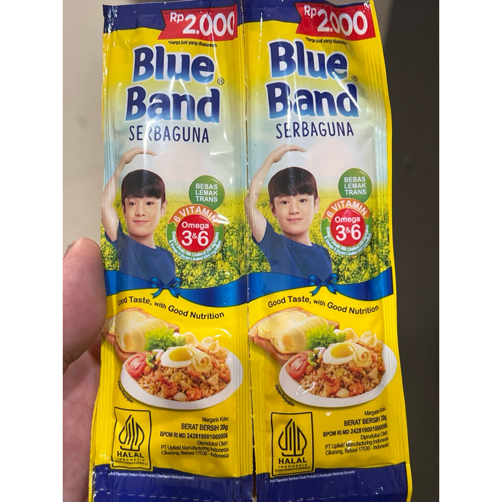 Margarin Mentega Blue Band Serbaguna Sachet