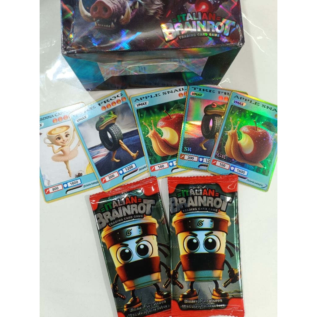 (30 pcs)MAINAN ANAK KARTU FOIL ANOMALI BOX/ FOIL ANOMALI/ MAINAN KARTU