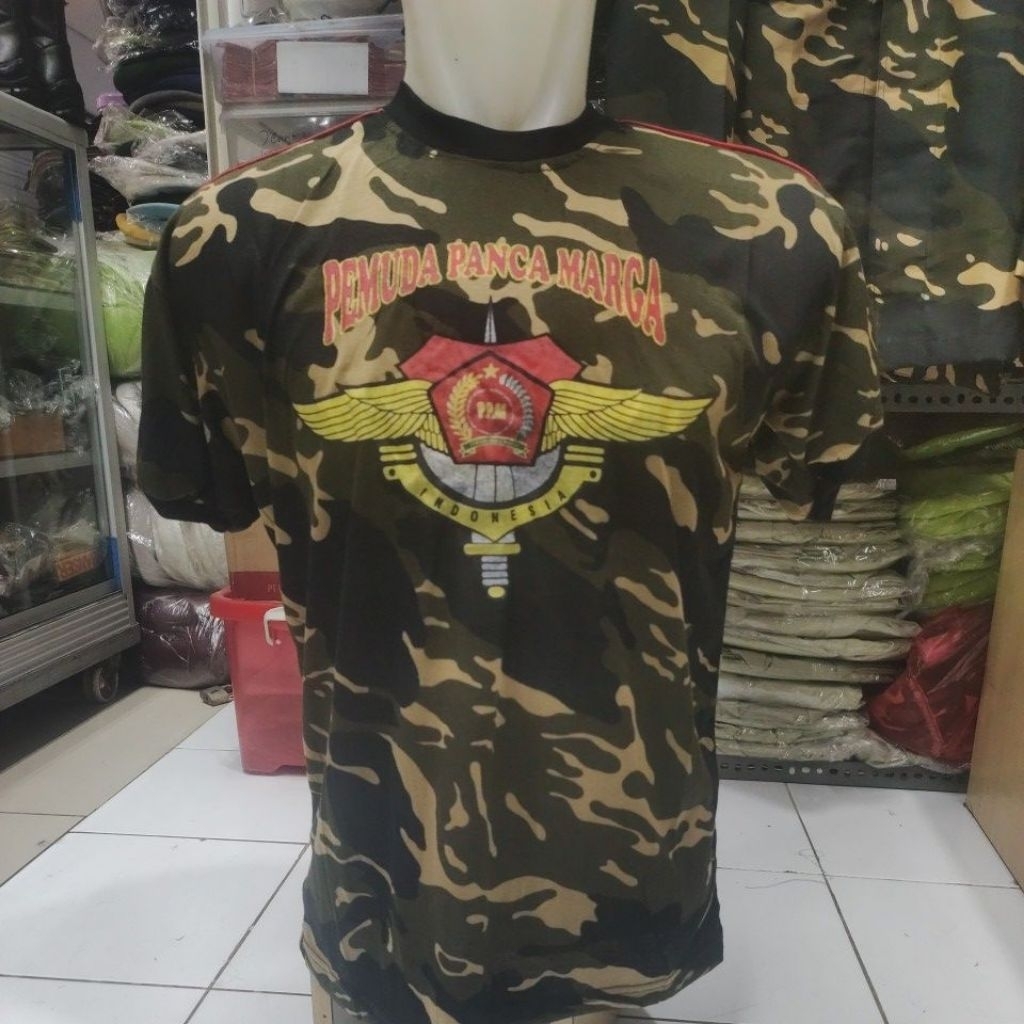 kaos ppm loreng pemuda panca marga premium