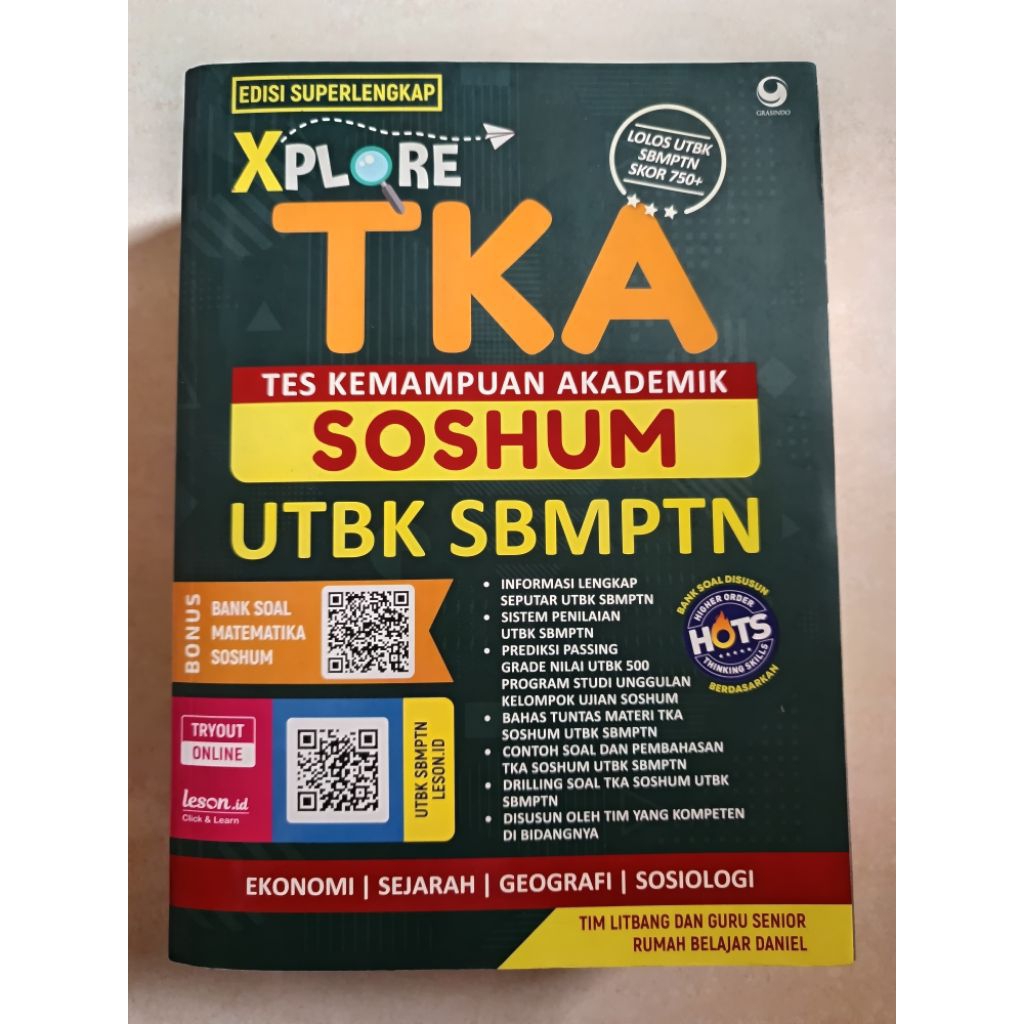 BUKU XPLORE TKA SAINTEK UTBK SBMPTN
