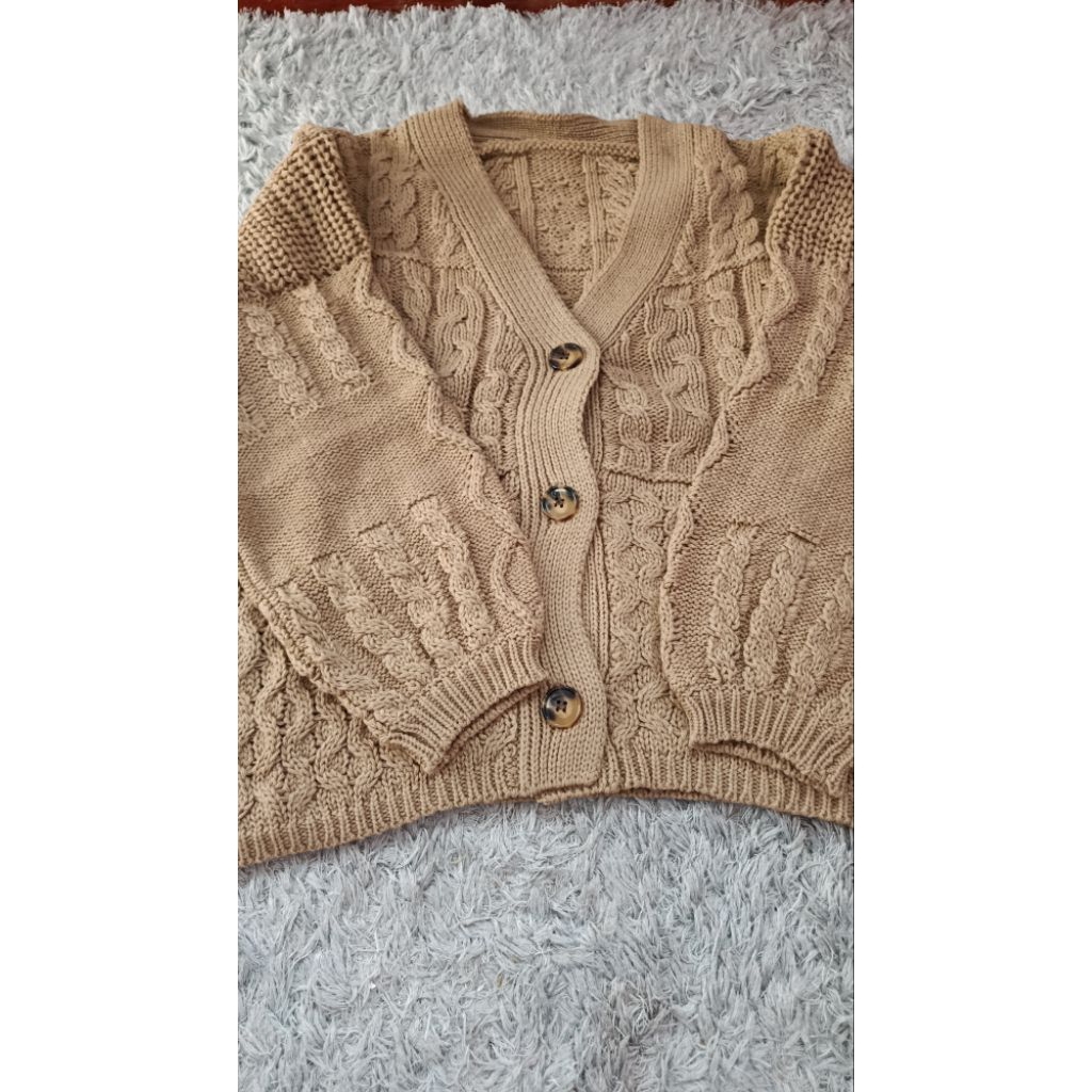 Deluna Cardigan Rajut Tebal, Cardigan Rajut Premium