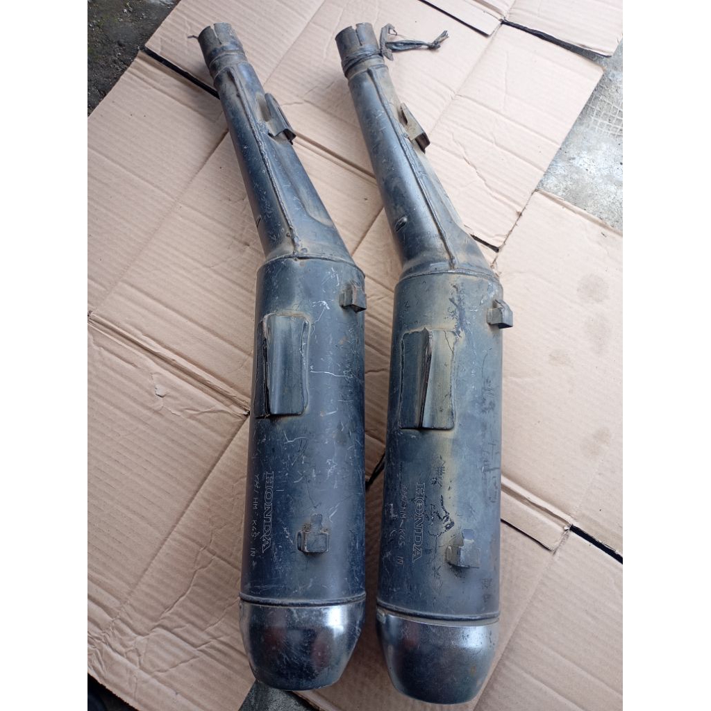 knalpot standar selencer knalpot standar cb 150 R old, K45 original copotan