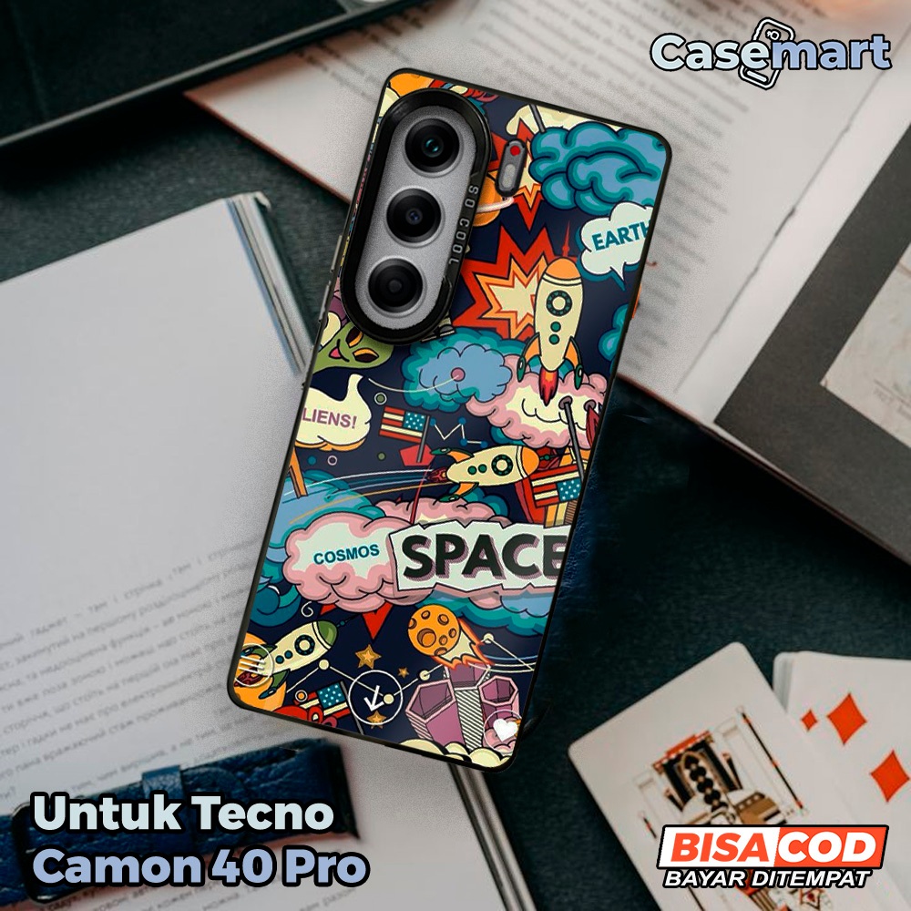 Case Tecno Camon 40 Pro Casemart [AST2] Case So Cool Premium Matte Softcase IMD Hybrid Hologram
