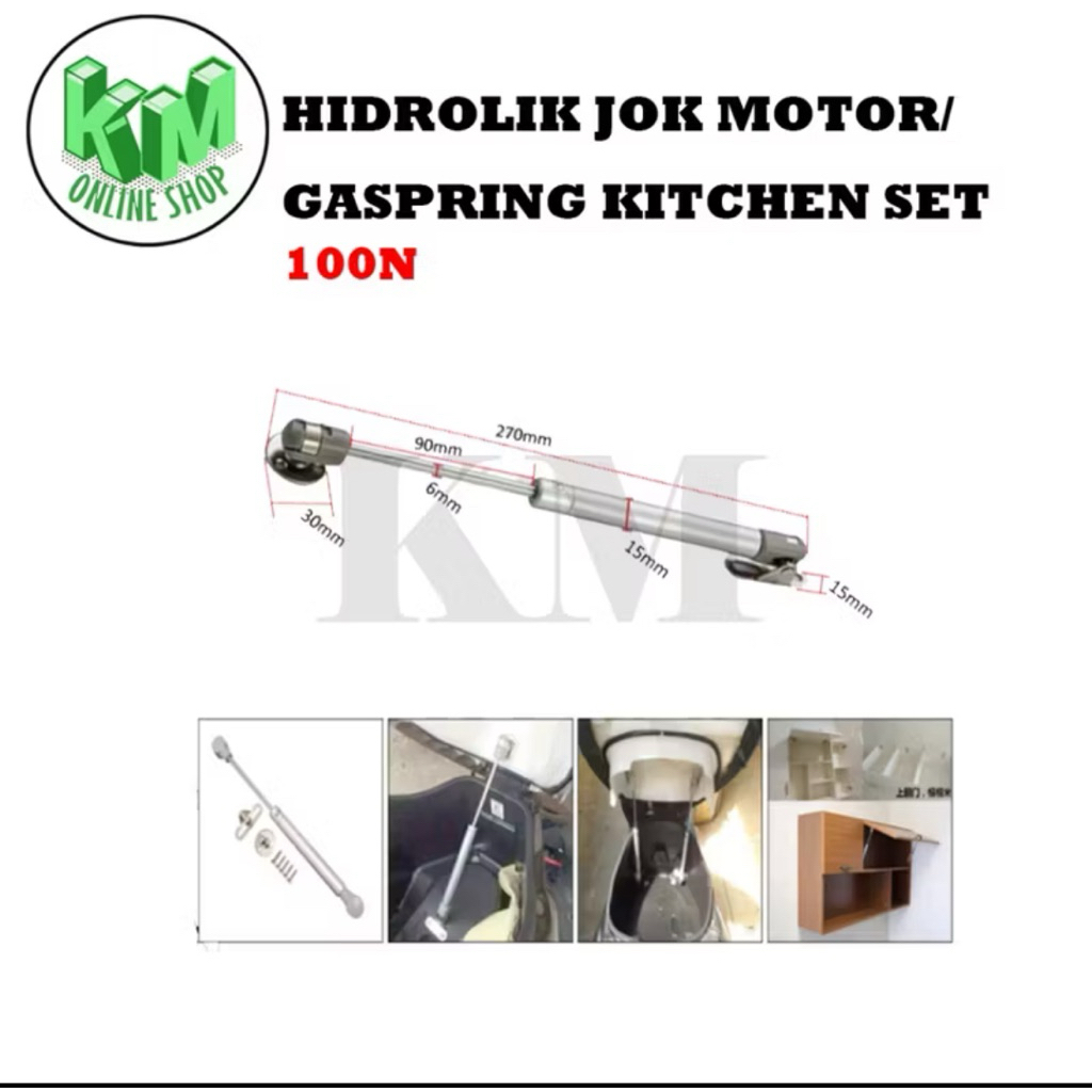 Gas Spring machimura 100N hidrolik jok motor / gas spring hidrolik GS100N