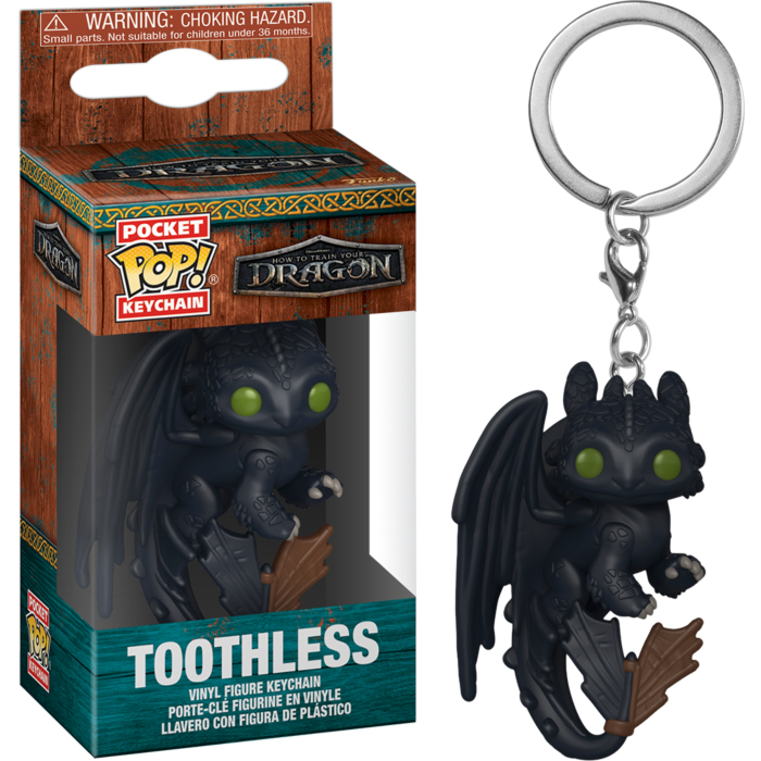 Funko Pocket POP Keychain Movies How to Train Your Dragon (2025) - Toothless