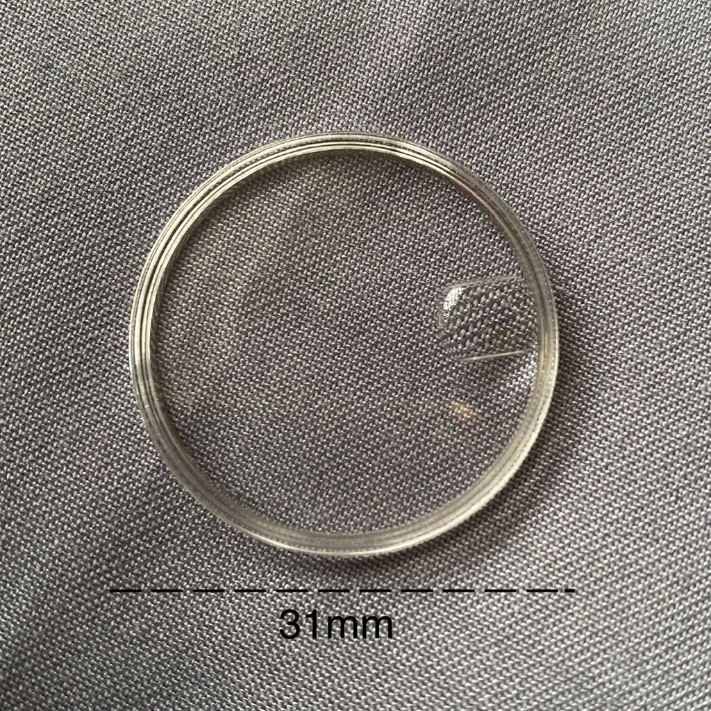 Kaca Jam Mido 31mm President, Commander Original