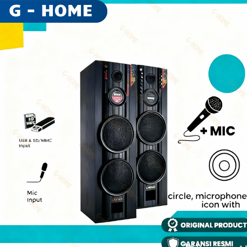 Speaker Aktif Lawega LA 829 Speaker Bluetooth Lawega Superbass