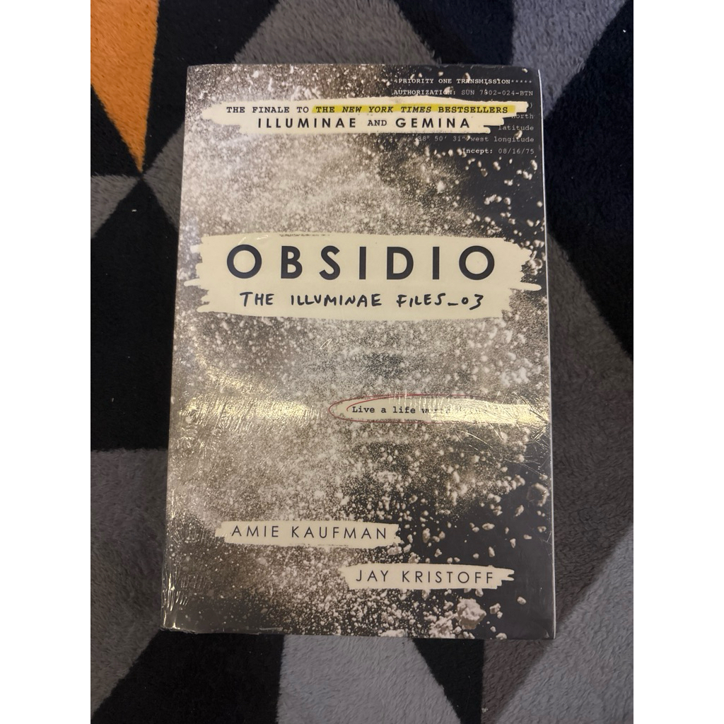 SEYUMISHOP [New Sealed] Obsidio - The Illuminae Files_03 Amie Kaufman Jay Kristoff Rock The Boat Eng