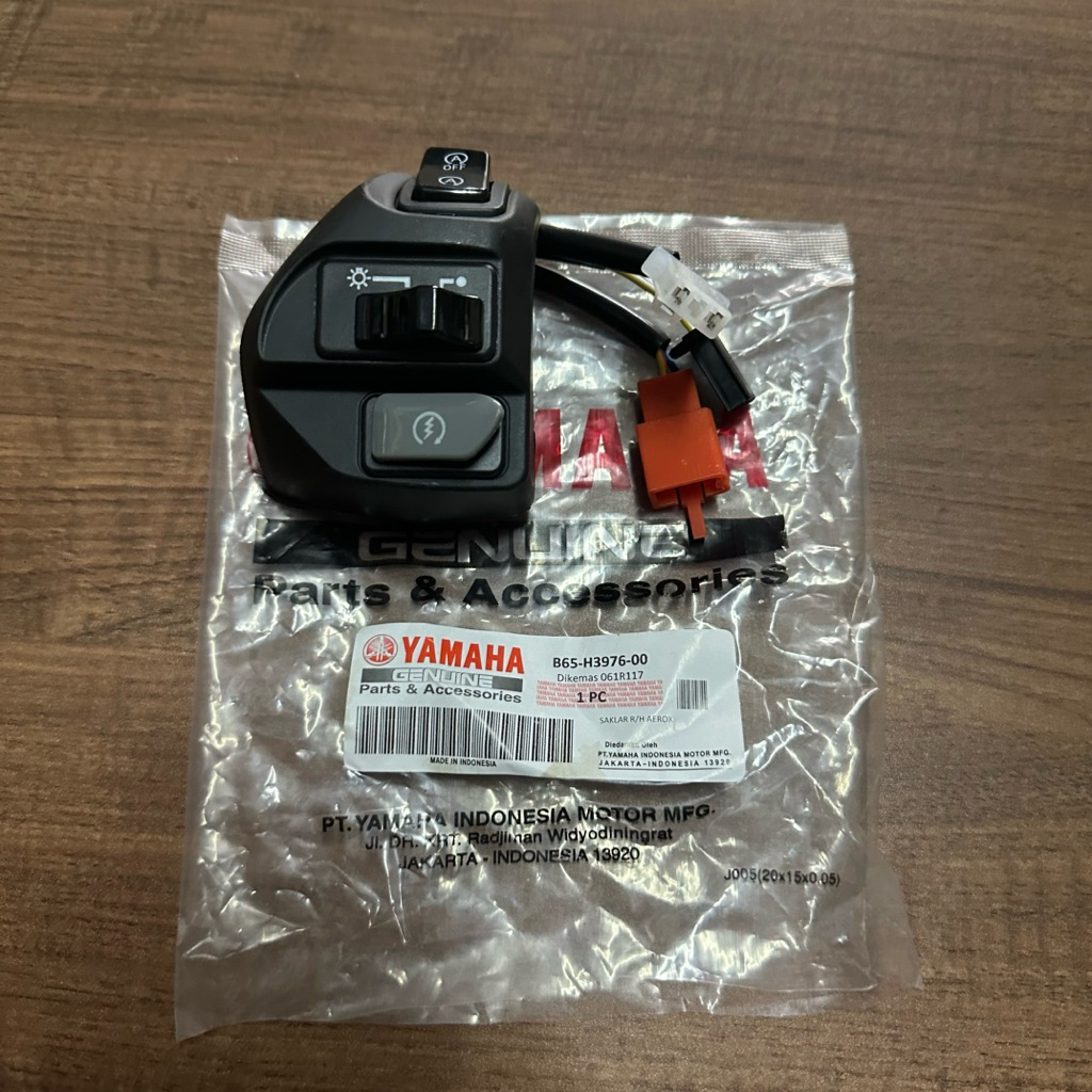 B65 SAKLAR KANAN SWITCH STATER STARTER TOMBOL LAMPU ON OFF HOLDER MOTOR AEROX 155 MIO M3 S J SOUL GT