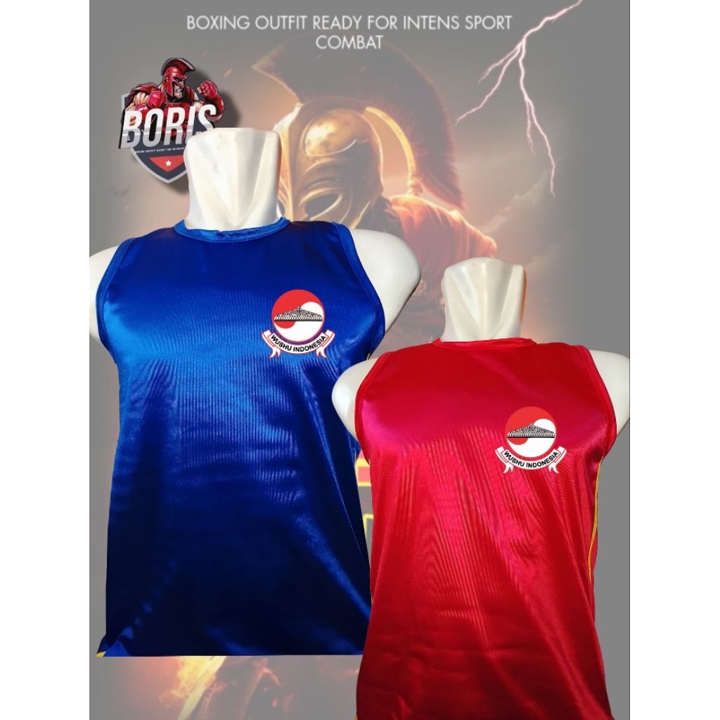 Baju Wushu Sanda /baju wushu / kaos wushu / setelan wushu sanda