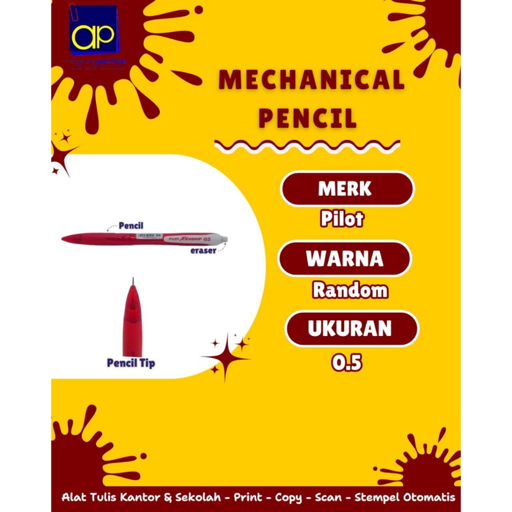 Pensil Mekanik Pilot Rexgrip