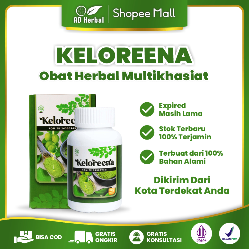 Obat herbal syaraf atasi mata rusak Katarak Mata lelah menjaga kesehatan mata  Keloreena