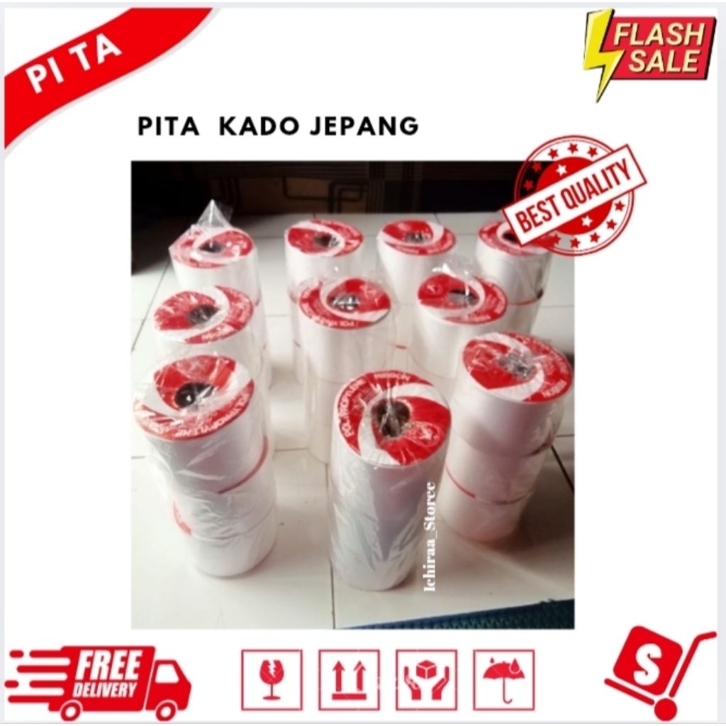 PITA KADO JEPANG BESAR PUTIH