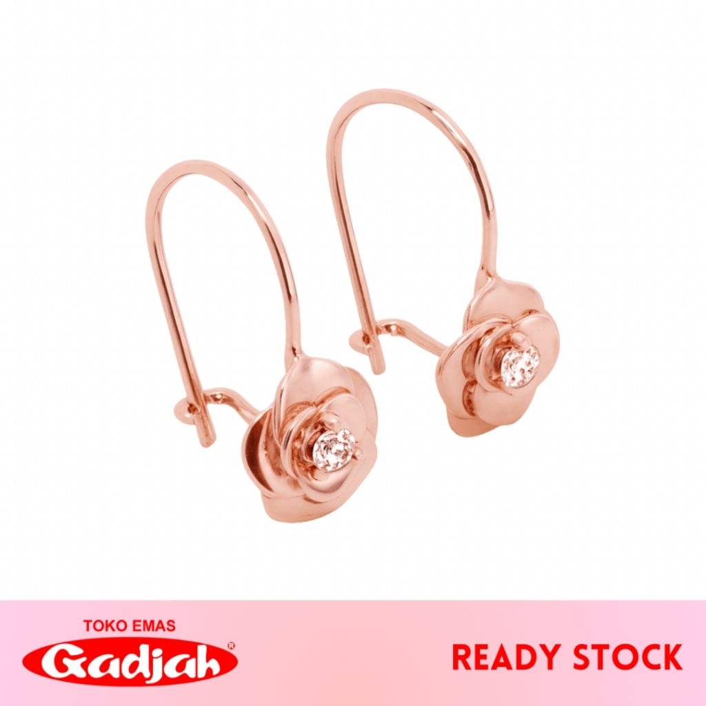 Anting Emas Kawatan Mawar Putik - Toko Emas Gadjah