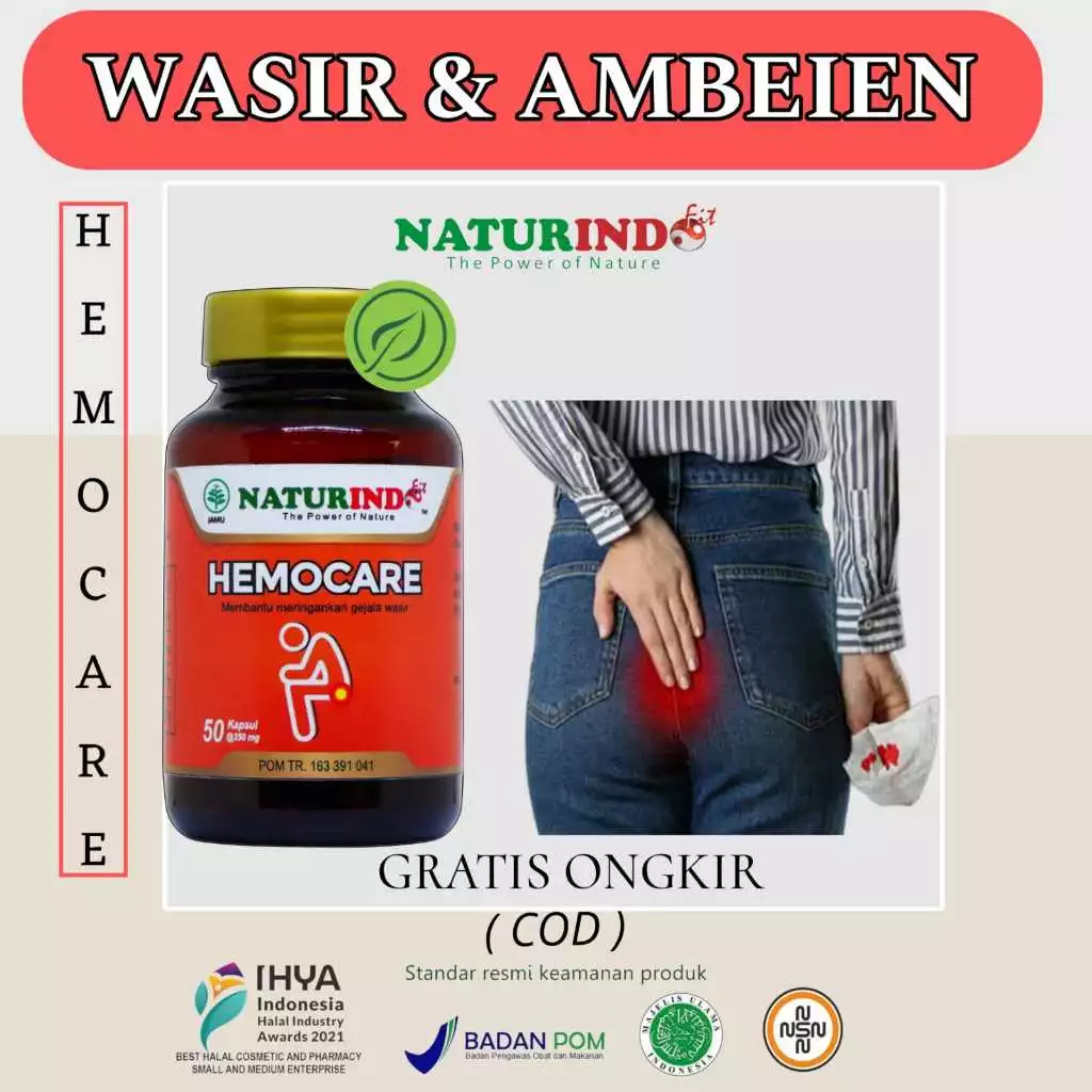 Obat Wasir Ambeyen Ambeien Ampuh Hemocare Naturindo