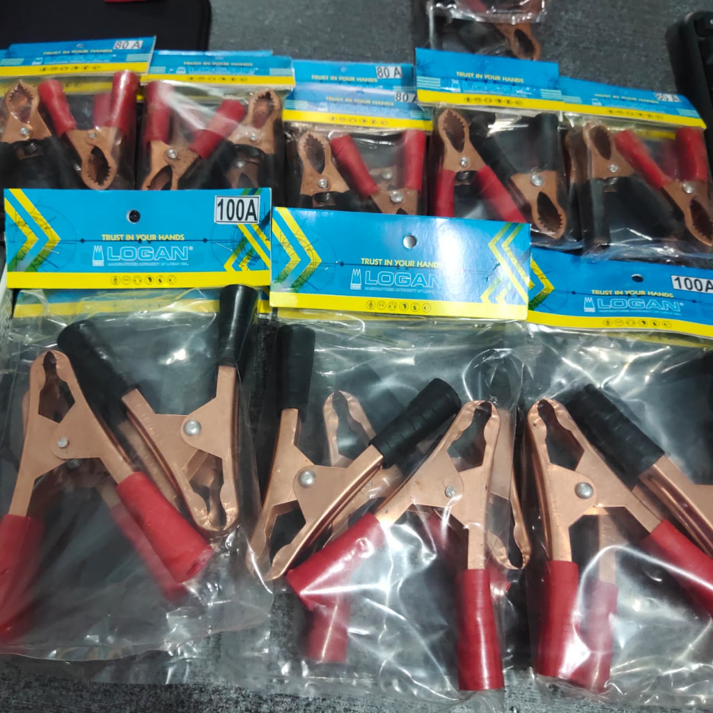 JEPIT AKI / Jepit Accu 80 AMP Dan 100 AMP Logan / Jepit Aki / Jepitan Aki untuk motor