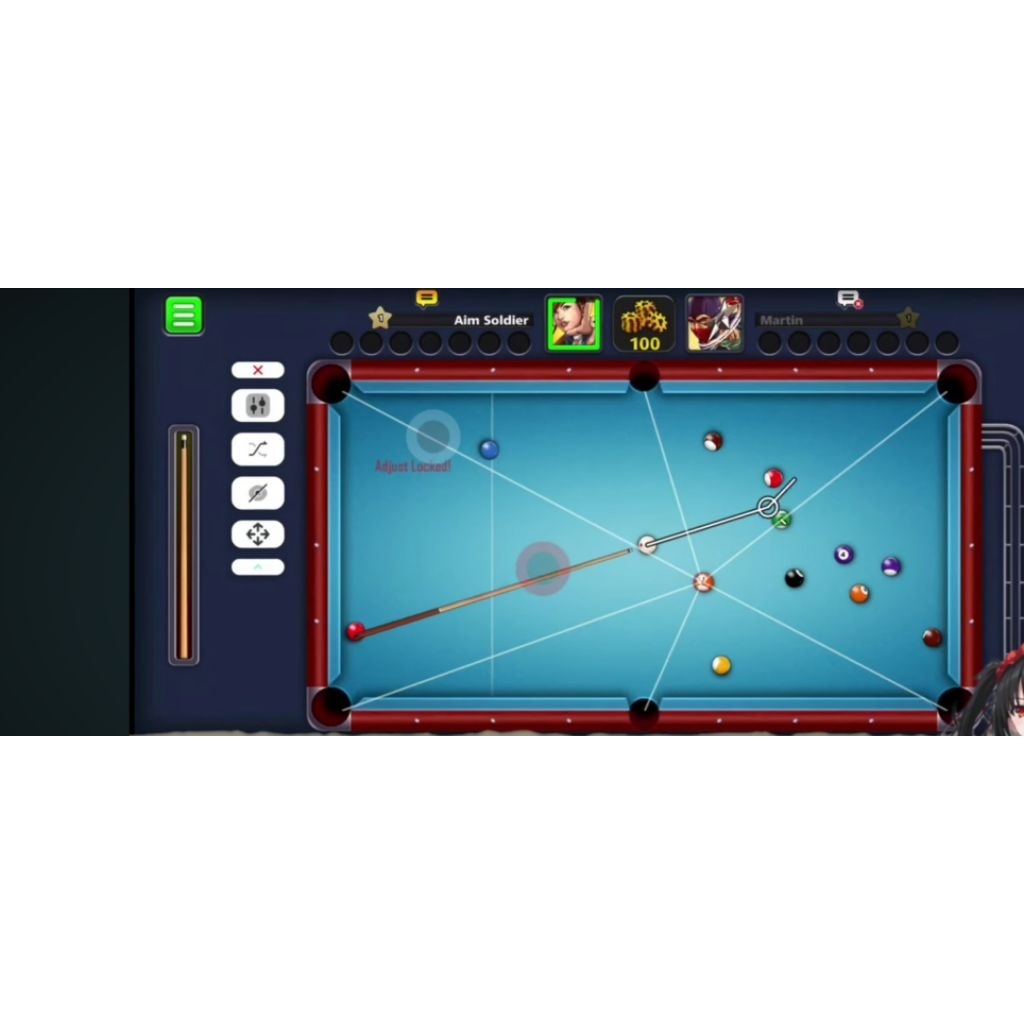 [cheat 8 pool] GARIS PANTUL 8 BALL POOL/ ANTI BAN