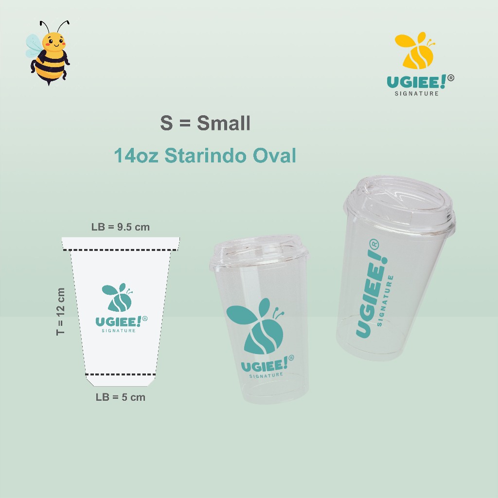 Gelas Cetak UGIEE Ukuran 14oz