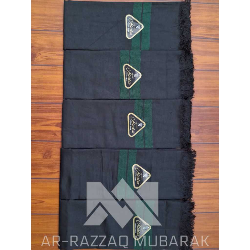 Sorban Aliska Hitam/Surban Polos Hitam Kashmiri