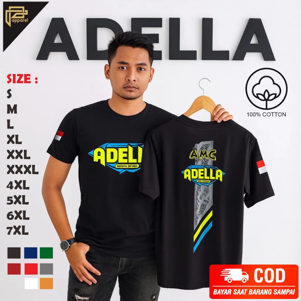 baju kaos ADELLA music AMC cumi cumi audio big size jumbo