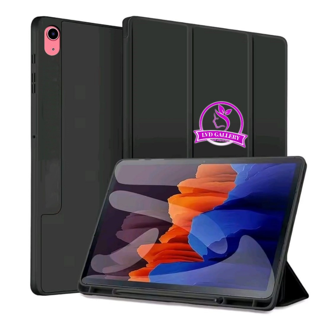 Smart Case Ipad 10TH 10.9 Inci 2022 Silikone Tpu Soft Trifold Premium Black Matte Jelly Case Ipad 10