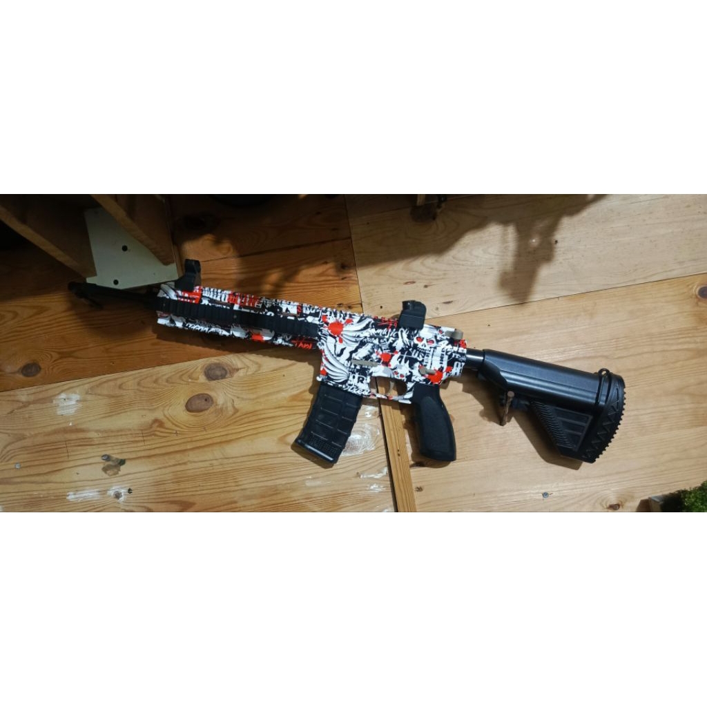 mainan water gell blaster m416