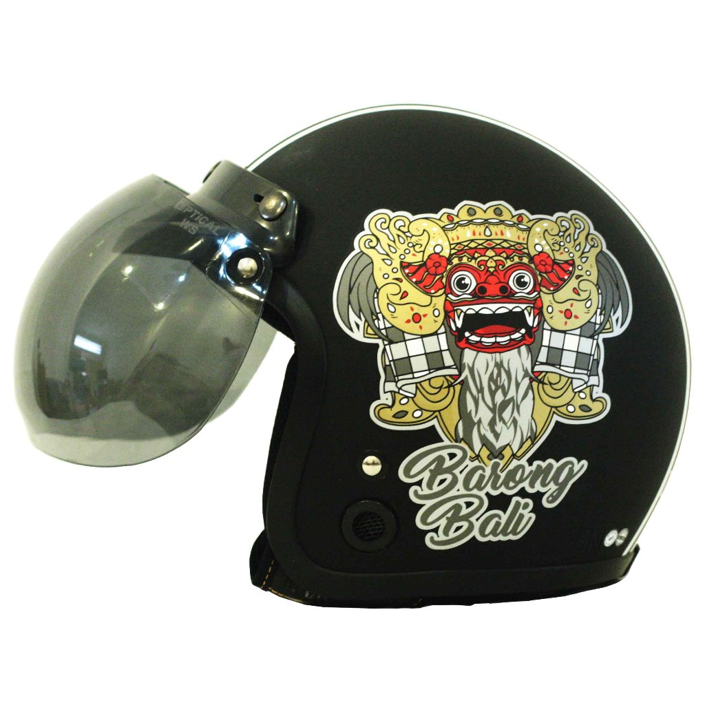 MVSTAR HELM BOGO BARONG - Visor BSTAR Cembung Model BOGO