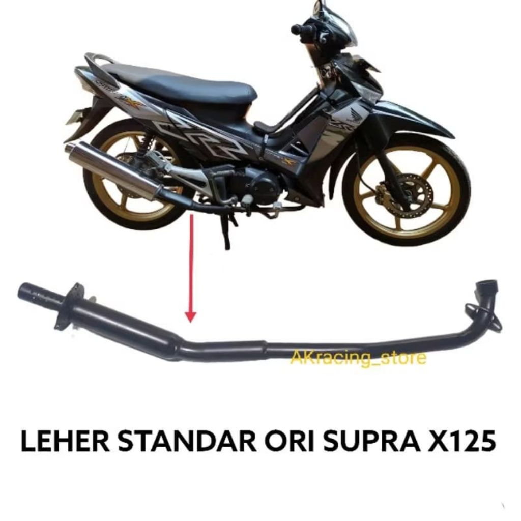 Leher Supra x 125 Knalpot Standar Orisinil SUPRA X125 Leheran Supra Knalpot Original Supra x125 Batm