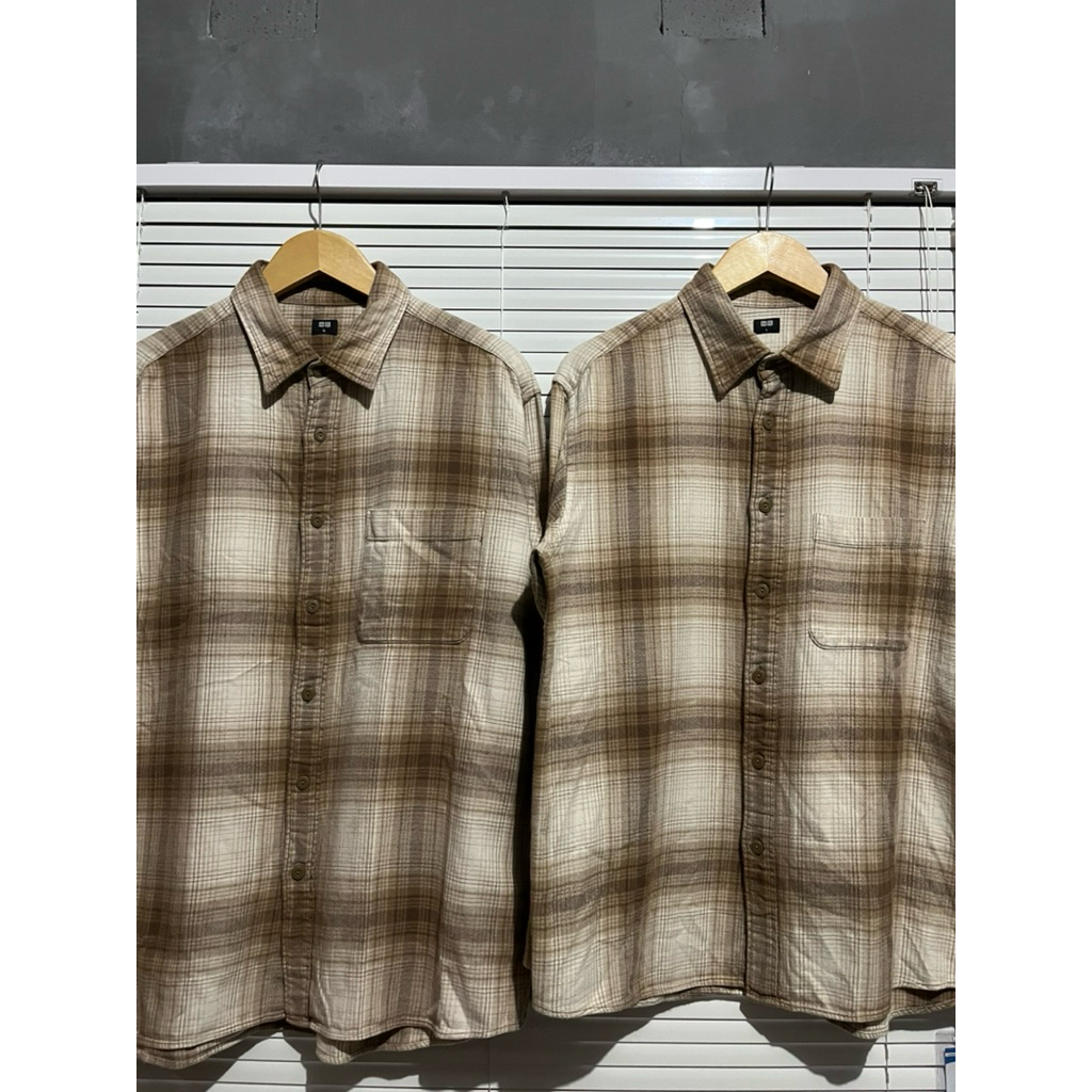 Kemeja Flanel Veterano Uniqlo Veterano Flannel Shirt