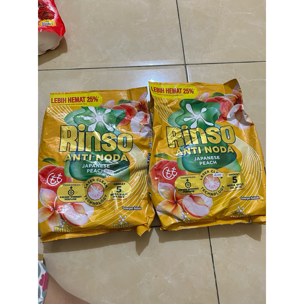 Detergen rinso/sabun cuci baju bubuk rinso (1.440gr)
