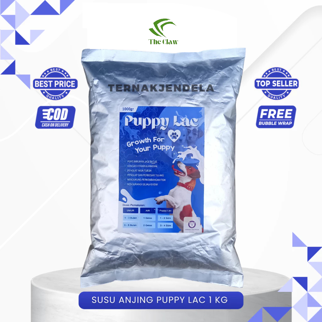 (The Claw) SUSU ANJING PUPPY LAC 1 KG - Puppylac Susu Anjing Berkualitas