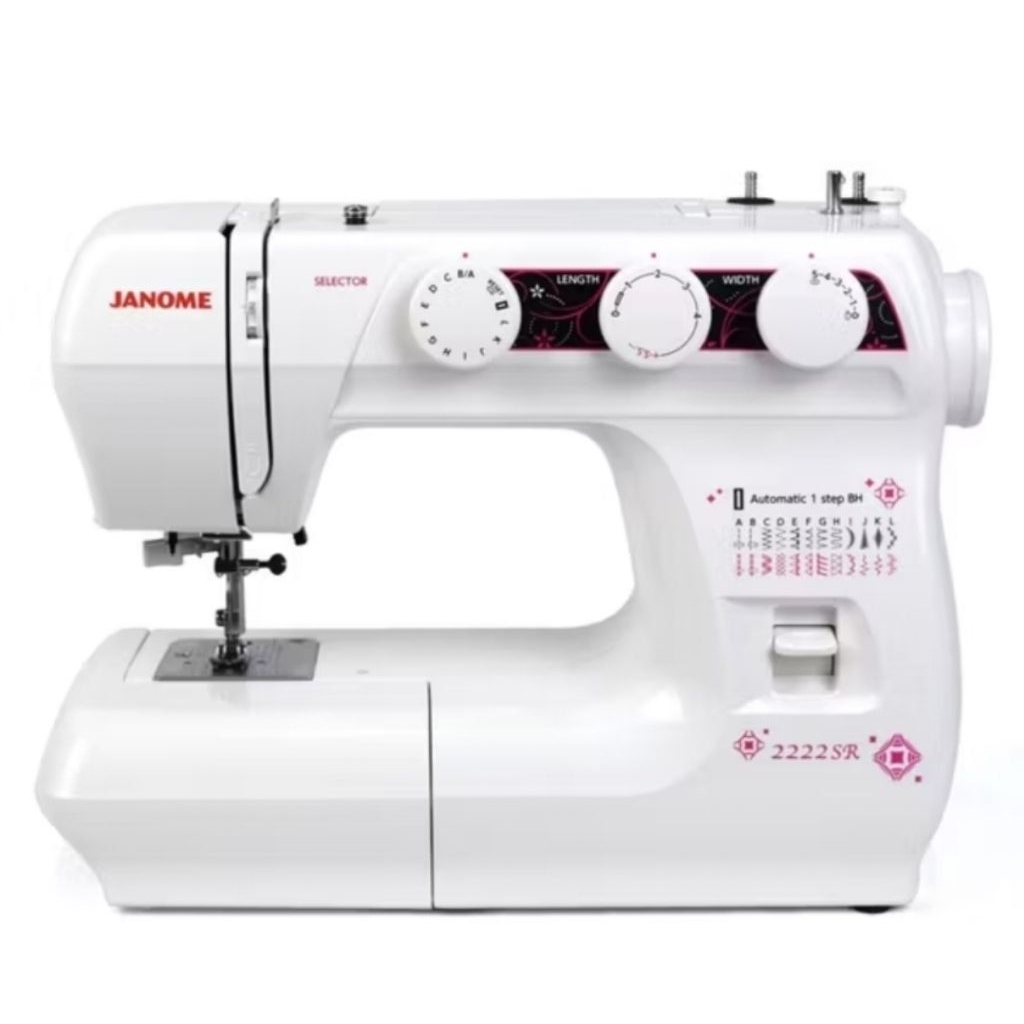 mesin jahit portable janome 2222 second