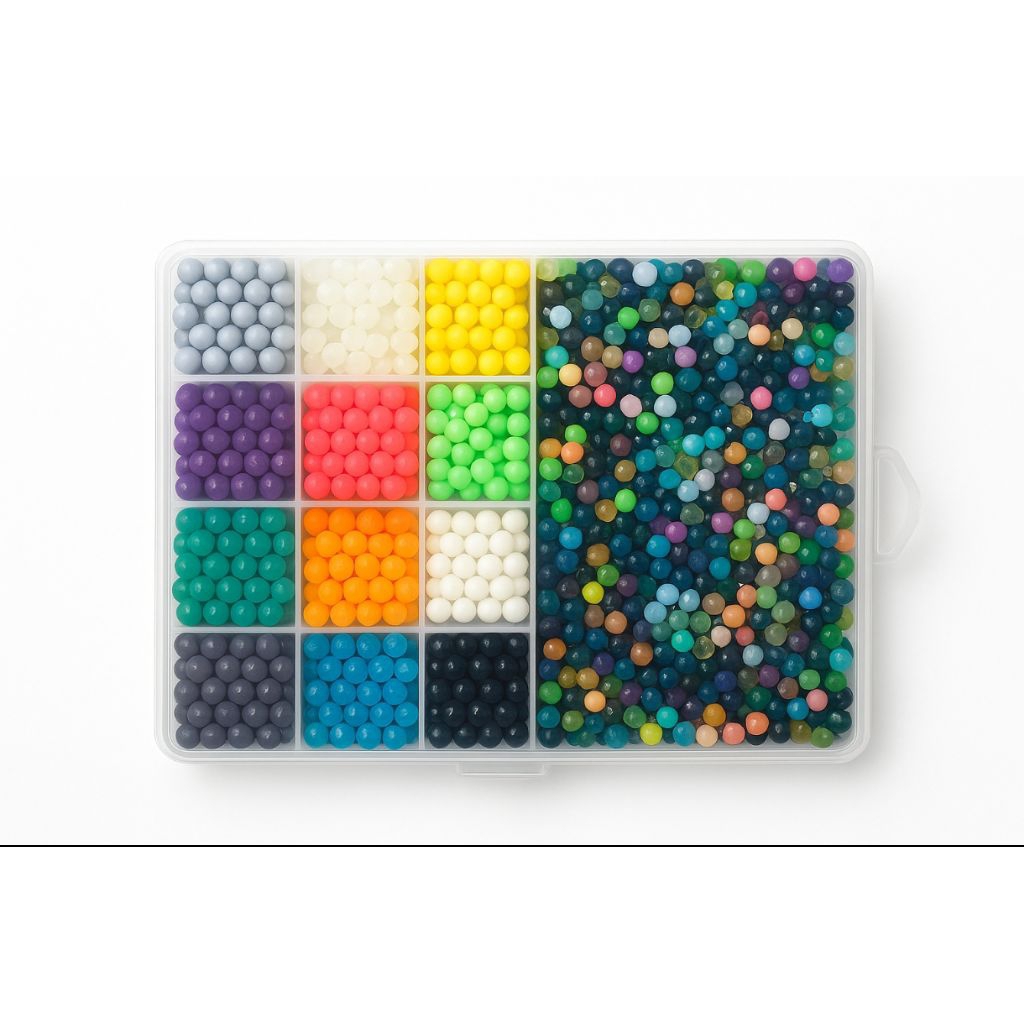 Paket Refill 5000 Water Beads Mix Magic Semprot Nempel