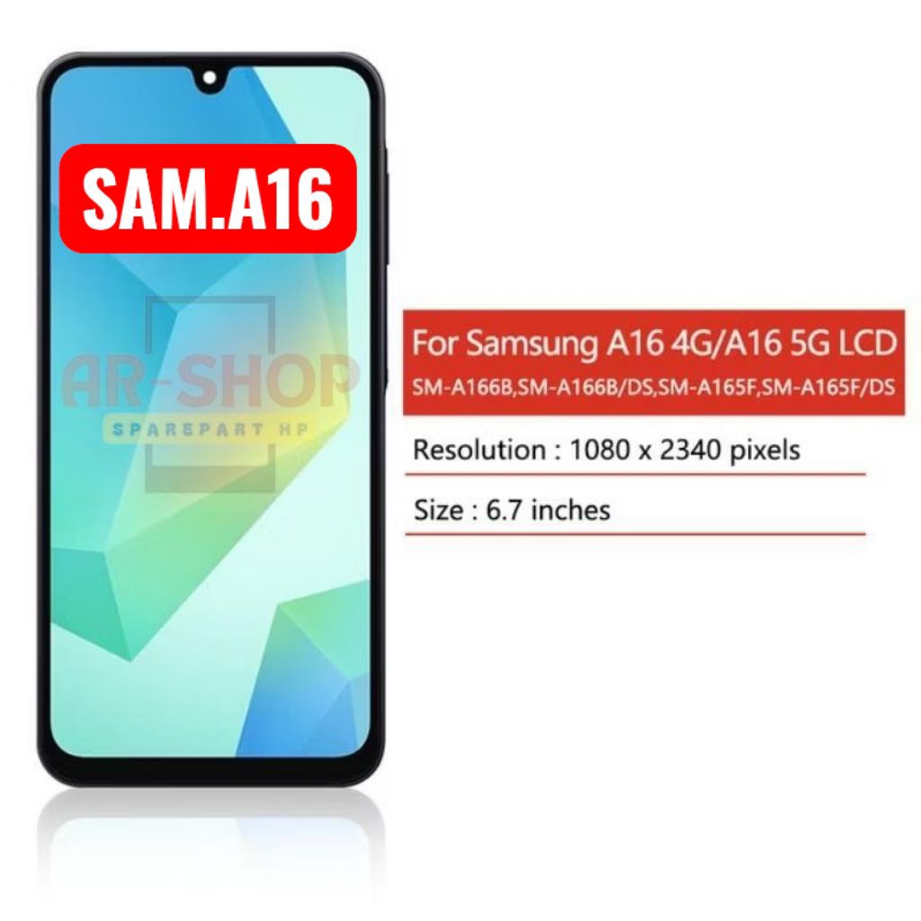 LCD TOUCHSCREEN SAMSUNG A16