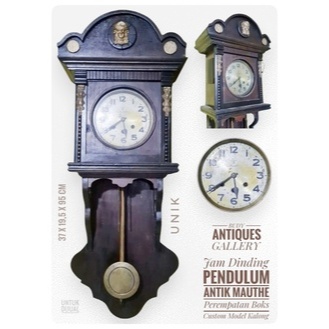 Jam Dinding Mauthe Perempatan Boks Custom Mewah Klasik - Ep.13 BB