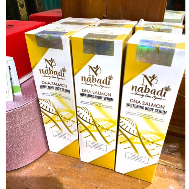 Nabadi DNA Salmon Whitening Body Serum [baca deskripsi]