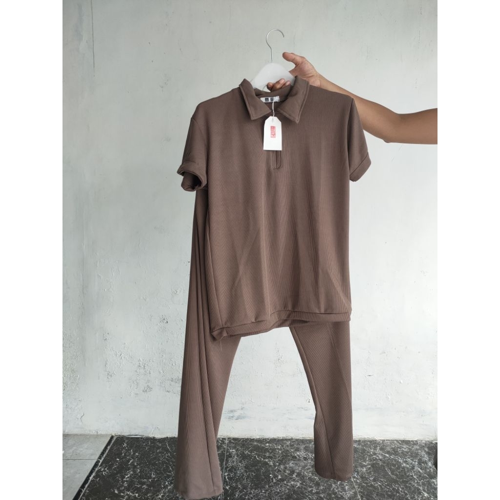 one set rajut uniqlo