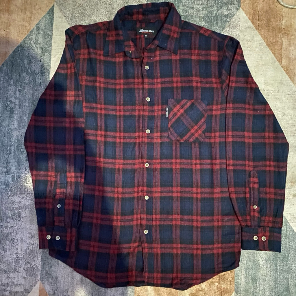 Kemeja Flanel Second