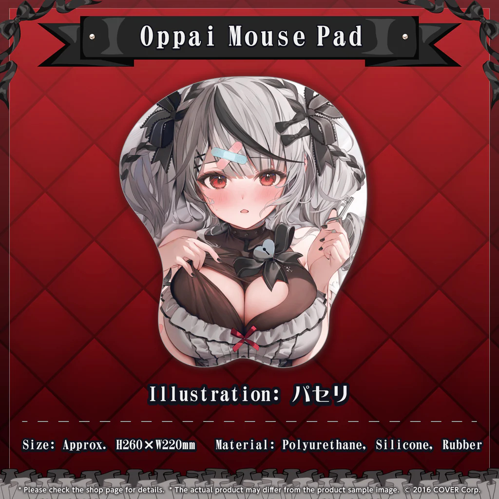 Ready Stock Sakamata Chloe Dark Girly Outfit Celebration Oppai Mouse Pad