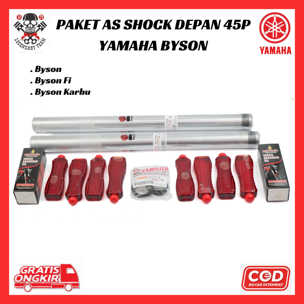 As Shock Depan Ori Yamaha Byson - Byson Fi - Byson Karbu 45P-F3110-00