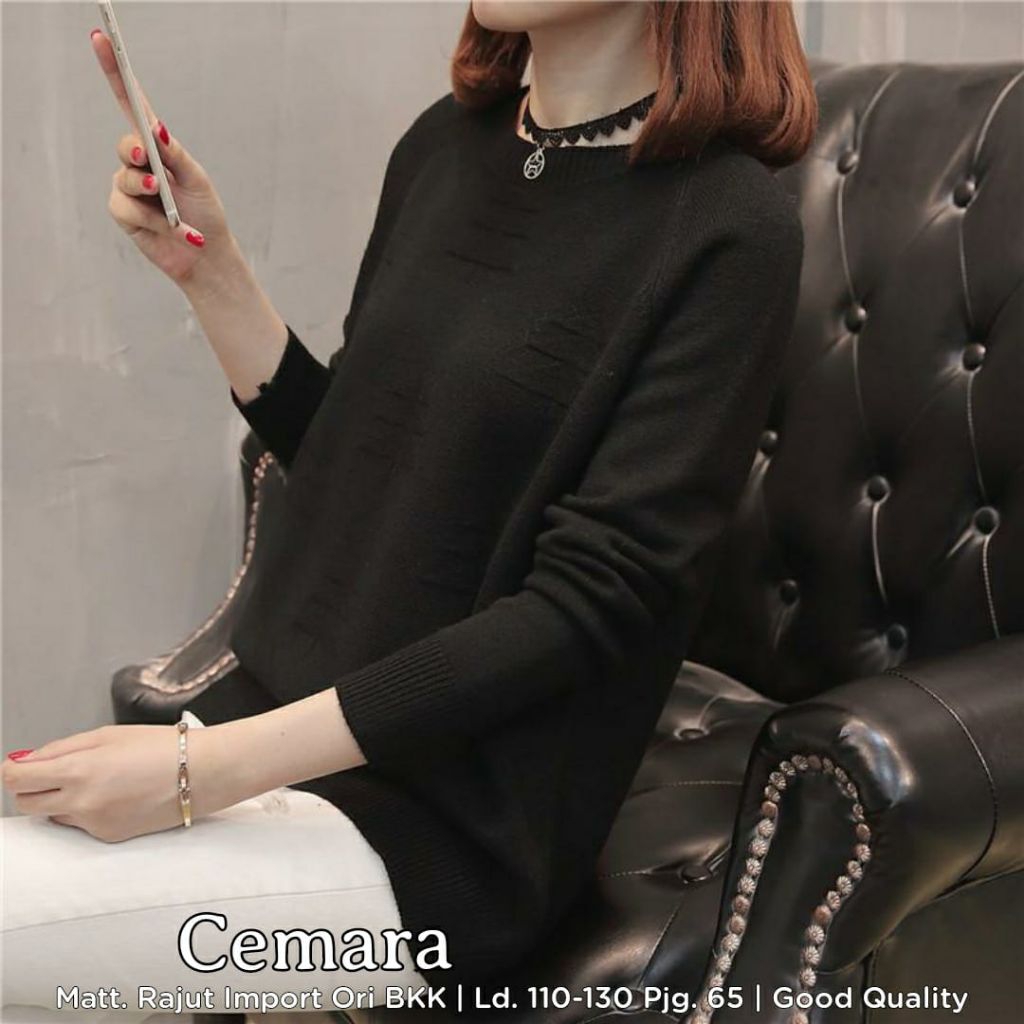 JUMBO CEMARA RAJUT BAJU WANITA