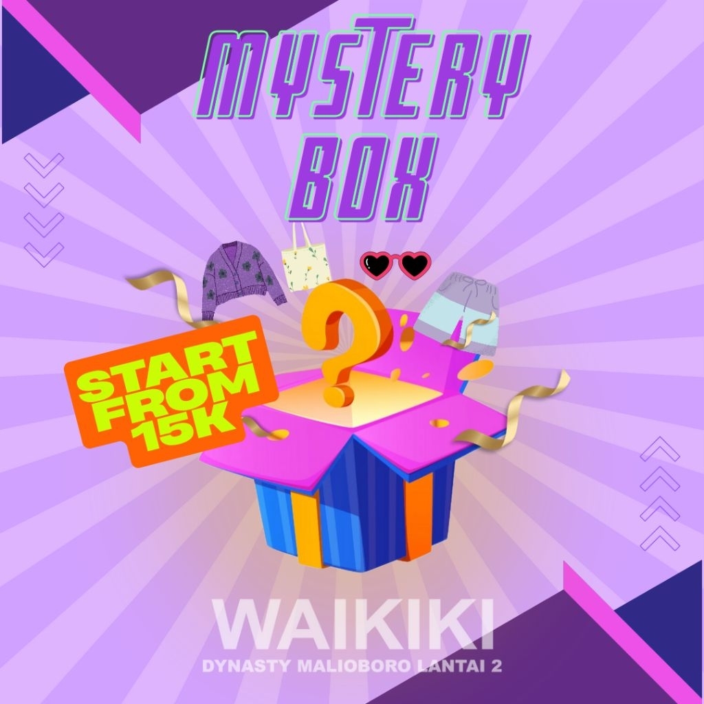 WAIKIKI MYSTERY BOX/BLIND BOX/MYSTERY BOX FASHION SEPATU SKINCARE