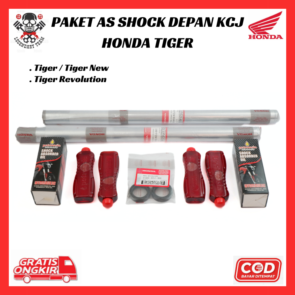 Sok Depan Tiger - Paket As Shock Depan Honda Tiger - Tiger New - Tiger Revolution Original KCJ
