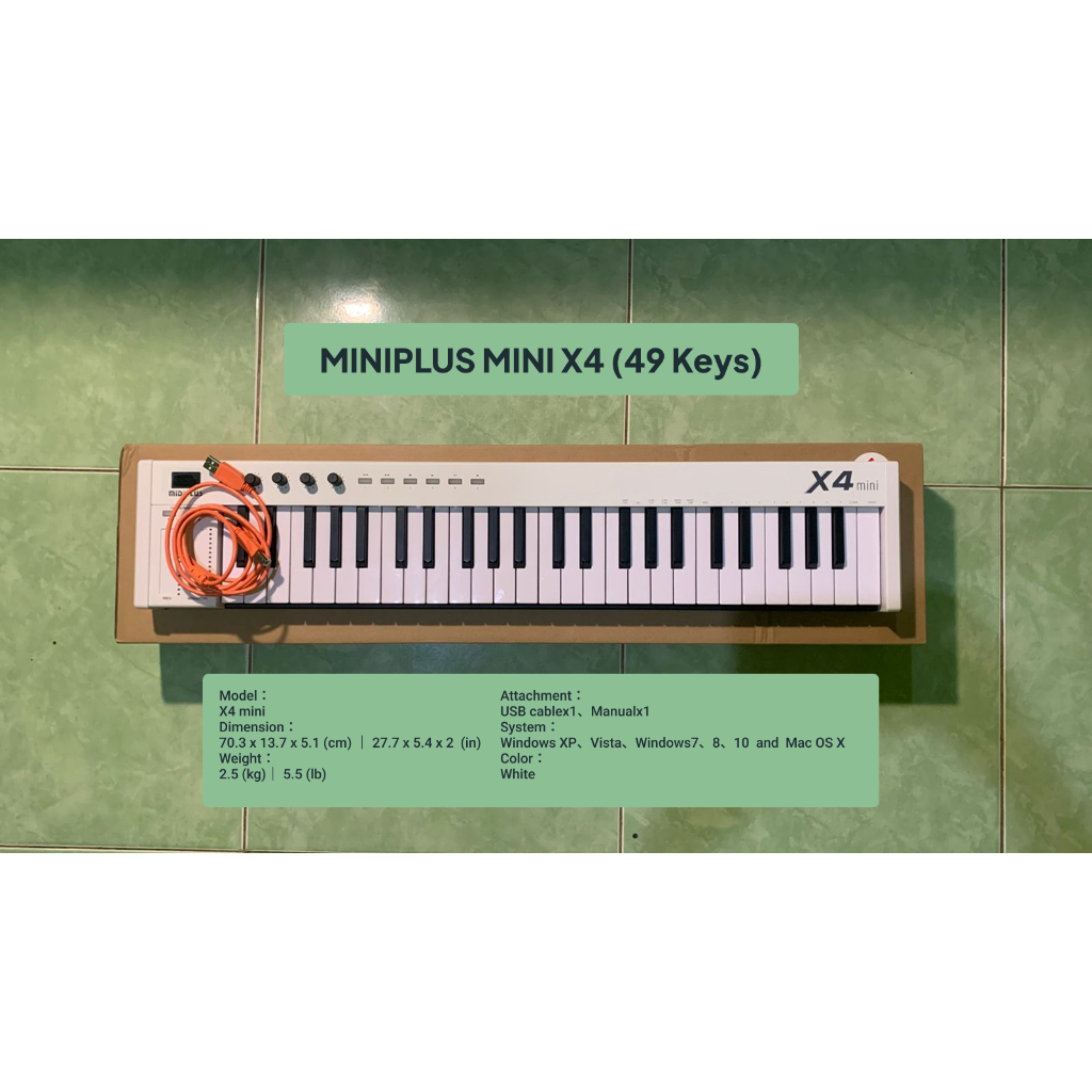 Midiplus X4 mini 49 KEYS Midi Controller