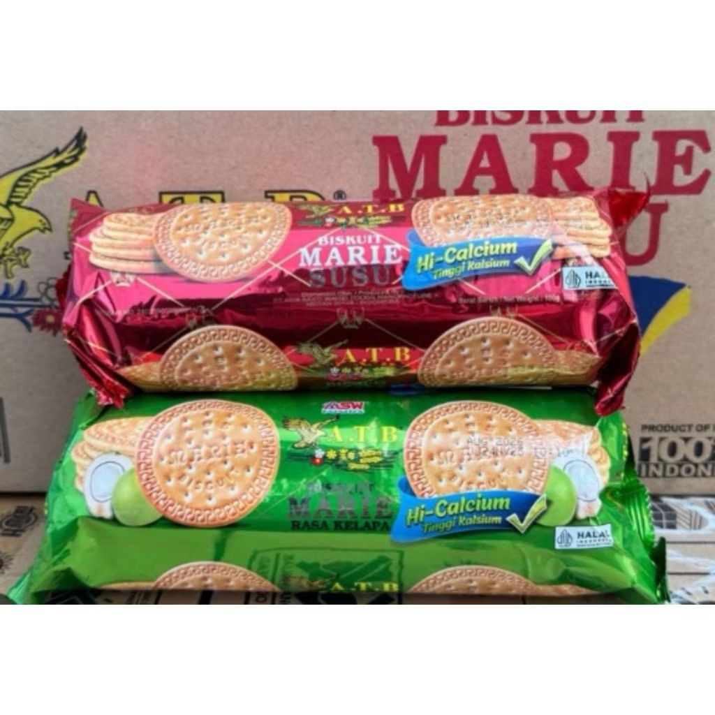 HATARI ATB MARIE SUSU & kelapa 185GR/ ATB biscuit MarieSusu & kelapa