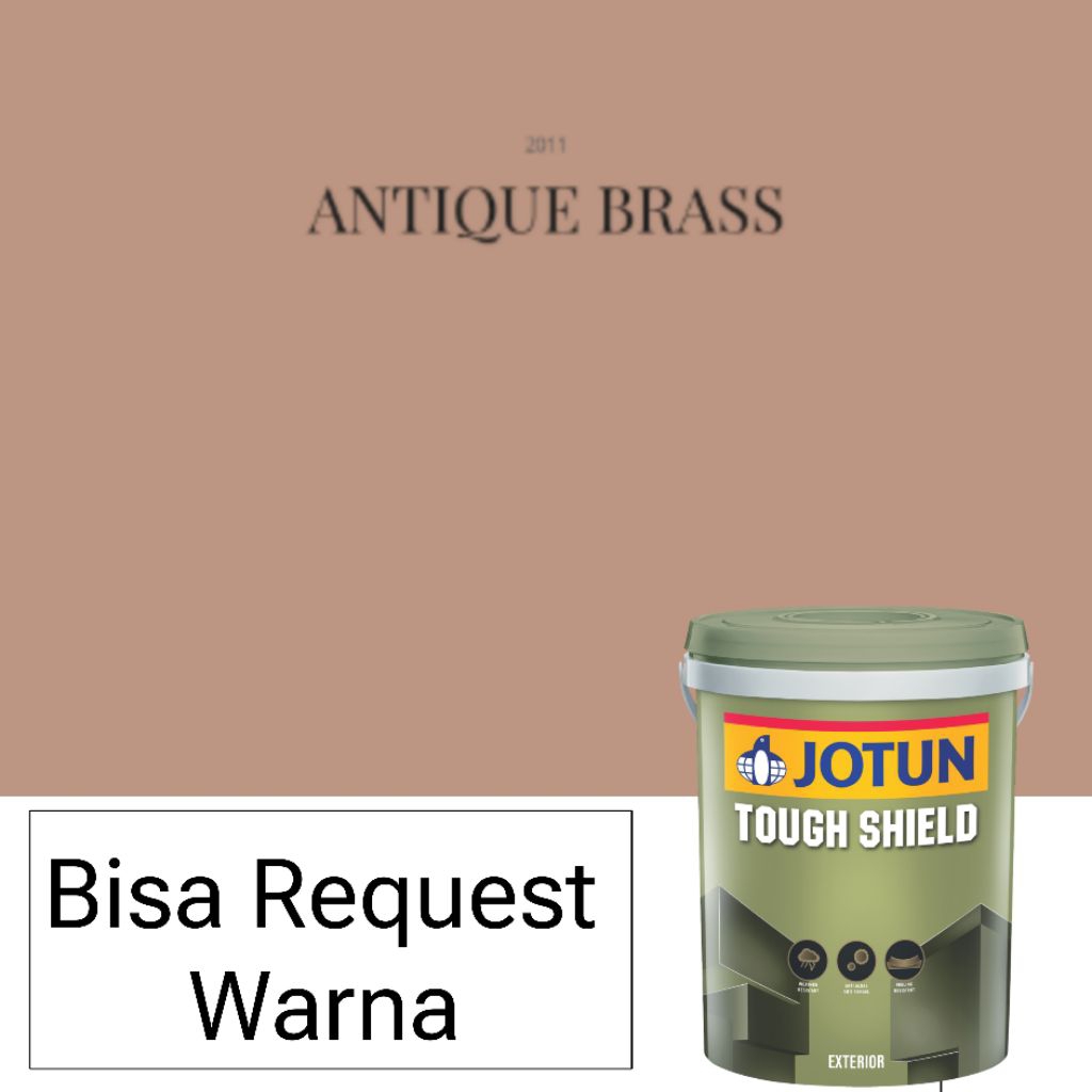 Jotun Tough Shield 2011 ANTIQUE BRASS 18L (25kg) Cat Dinding Tembok Exterior