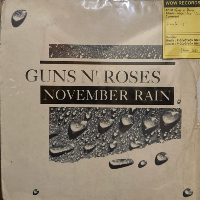 vinyl single 12” guns n roses - november rain