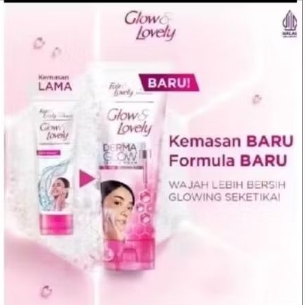 paket 2in glowing fair & lovely