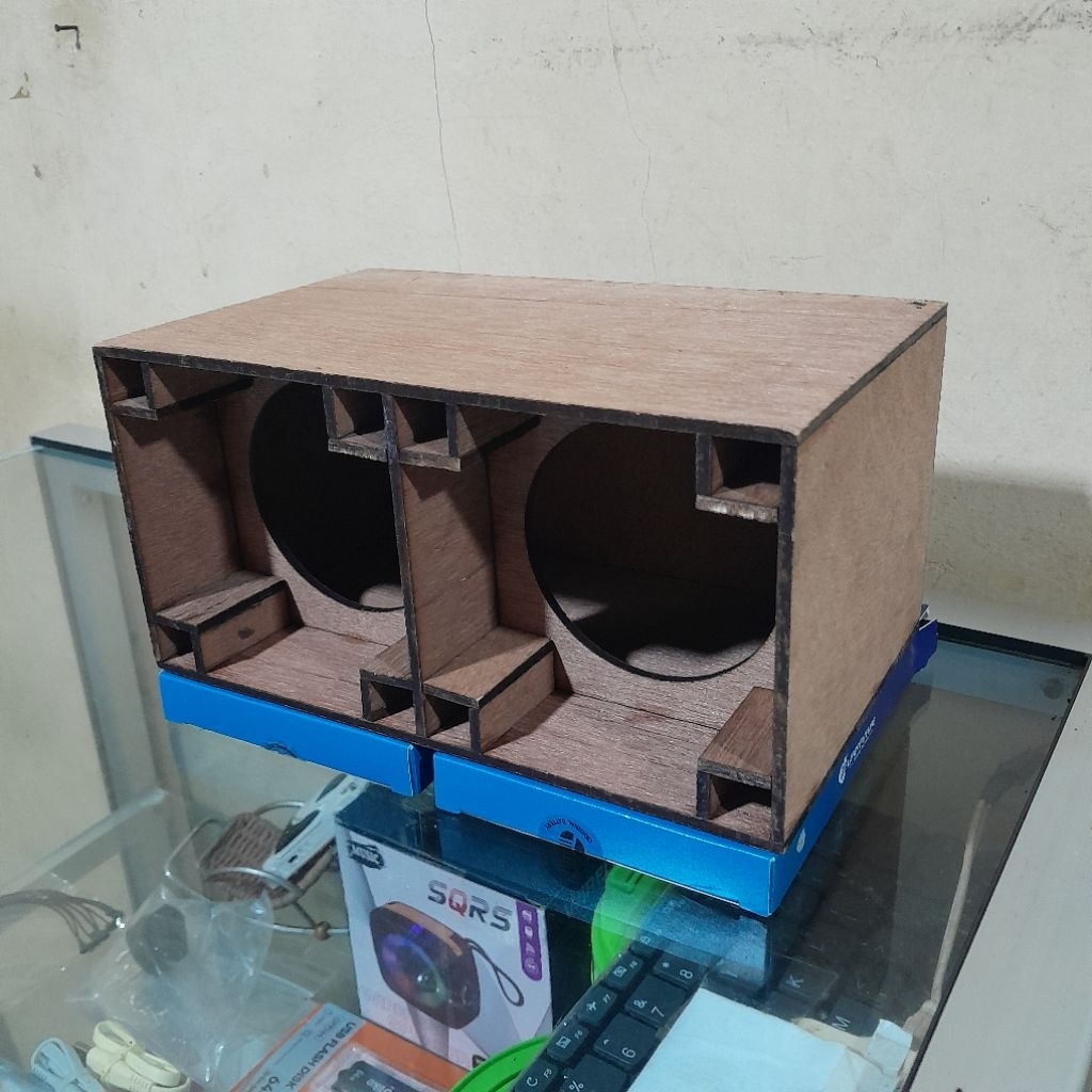 Box Speaker Miniatur 3 Inchi Box Planar Double Speaker