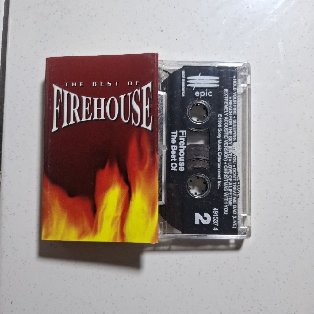Kaset Pita Firehouse - The Best Of Fire House Second